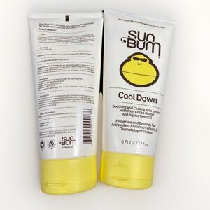 Sun Bum Cool Down Hydrating After Sun Lotion cocoa butter aloe Vera jojoba oil
